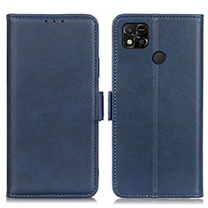 Funda de Cuero Cartera con Soporte Carcasa M15L para Xiaomi POCO C31 Azul