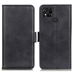 Funda de Cuero Cartera con Soporte Carcasa M15L para Xiaomi POCO C31 Negro