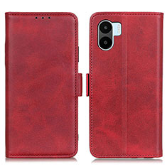 Funda de Cuero Cartera con Soporte Carcasa M15L para Xiaomi Poco C50 Rojo