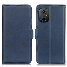 Funda de Cuero Cartera con Soporte Carcasa M15L para Xiaomi Poco M4 5G Azul