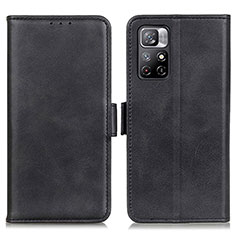 Funda de Cuero Cartera con Soporte Carcasa M15L para Xiaomi Poco M4 Pro 5G Negro