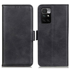 Funda de Cuero Cartera con Soporte Carcasa M15L para Xiaomi Redmi 10 (2022) Negro