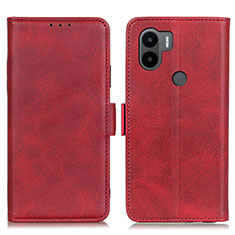 Funda de Cuero Cartera con Soporte Carcasa M15L para Xiaomi Redmi A1 Plus Rojo