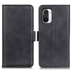 Funda de Cuero Cartera con Soporte Carcasa M15L para Xiaomi Redmi K40 Pro 5G Negro