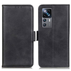 Funda de Cuero Cartera con Soporte Carcasa M15L para Xiaomi Redmi K50 Ultra 5G Negro