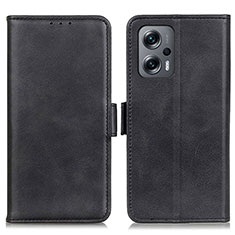 Funda de Cuero Cartera con Soporte Carcasa M15L para Xiaomi Redmi K50i 5G Negro