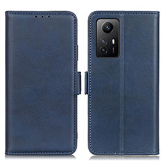 Funda de Cuero Cartera con Soporte Carcasa M15L para Xiaomi Redmi Note 12S Azul