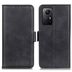 Funda de Cuero Cartera con Soporte Carcasa M15L para Xiaomi Redmi Note 12S Negro