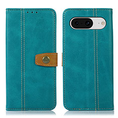 Funda de Cuero Cartera con Soporte Carcasa M16L para Google Pixel 8 5G Verde