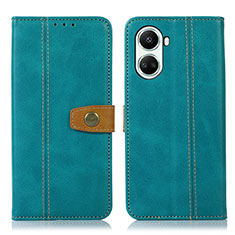 Funda de Cuero Cartera con Soporte Carcasa M16L para Huawei Nova 10 SE Verde