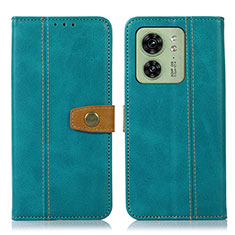 Funda de Cuero Cartera con Soporte Carcasa M16L para Motorola Moto Edge (2023) 5G Verde