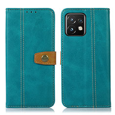 Funda de Cuero Cartera con Soporte Carcasa M16L para Motorola Moto Edge Plus (2023) 5G Verde