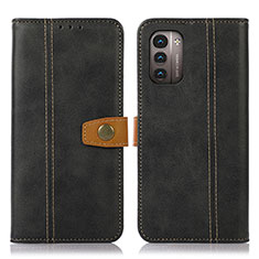 Funda de Cuero Cartera con Soporte Carcasa M16L para Nokia G11 Negro