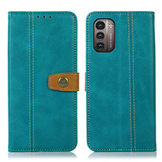 Funda de Cuero Cartera con Soporte Carcasa M16L para Nokia G11 Verde