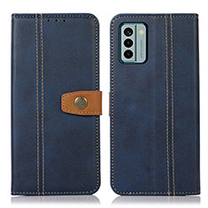 Funda de Cuero Cartera con Soporte Carcasa M16L para Nokia G22 Azul