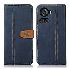 Funda de Cuero Cartera con Soporte Carcasa M16L para OnePlus 10R 5G Azul