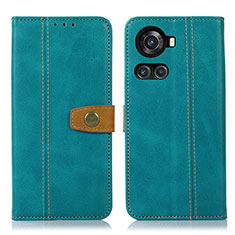 Funda de Cuero Cartera con Soporte Carcasa M16L para OnePlus 10R 5G Verde