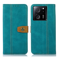 Funda de Cuero Cartera con Soporte Carcasa M16L para Xiaomi Mi 13T 5G Verde