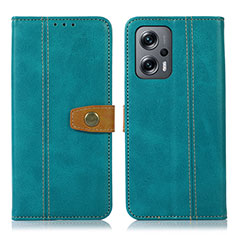 Funda de Cuero Cartera con Soporte Carcasa M16L para Xiaomi Redmi K50i 5G Verde