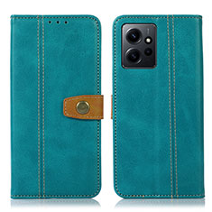 Funda de Cuero Cartera con Soporte Carcasa M16L para Xiaomi Redmi Note 12 4G Verde