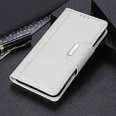 Funda de Cuero Cartera con Soporte Carcasa M22L para Samsung Galaxy S22 Plus 5G Blanco