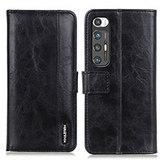 Funda de Cuero Cartera con Soporte Carcasa ML11 para Xiaomi Mi 10S 5G Negro