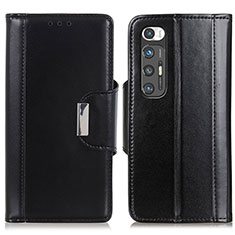 Funda de Cuero Cartera con Soporte Carcasa ML13 para Xiaomi Mi 10S 5G Negro