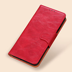 Funda de Cuero Cartera con Soporte Carcasa ML2 para Xiaomi Redmi K40 5G Rojo