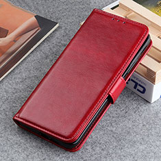 Funda de Cuero Cartera con Soporte Carcasa ML7 para Huawei Honor 60 5G Rojo