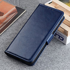 Funda de Cuero Cartera con Soporte Carcasa ML7 para Huawei Honor X6 Azul