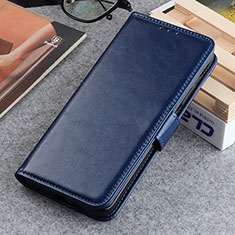 Funda de Cuero Cartera con Soporte Carcasa ML7 para Huawei Honor X6a Azul