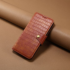 Funda de Cuero Cartera con Soporte Carcasa MT1 para Huawei Mate 60 Marron