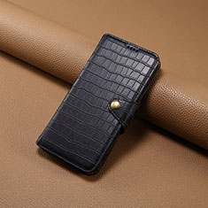 Funda de Cuero Cartera con Soporte Carcasa MT1 para Huawei Mate 60 Pro Negro