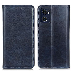 Funda de Cuero Cartera con Soporte Carcasa N01P para OnePlus Nord CE 2 5G Azul