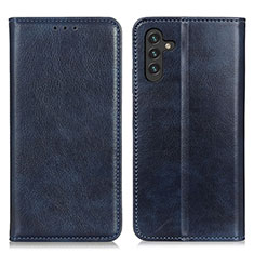 Funda de Cuero Cartera con Soporte Carcasa N01P para Samsung Galaxy A04s Azul