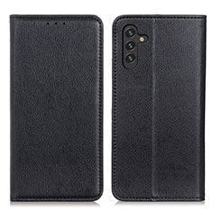 Funda de Cuero Cartera con Soporte Carcasa N01P para Samsung Galaxy A04s Negro