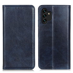 Funda de Cuero Cartera con Soporte Carcasa N01P para Samsung Galaxy A13 4G Azul