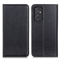 Funda de Cuero Cartera con Soporte Carcasa N01P para Samsung Galaxy A15 LTE Negro