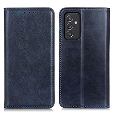 Funda de Cuero Cartera con Soporte Carcasa N01P para Samsung Galaxy A34 5G Azul