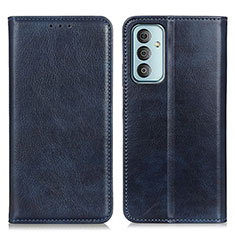 Funda de Cuero Cartera con Soporte Carcasa N01P para Samsung Galaxy F23 5G Azul