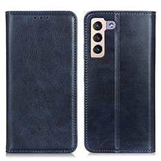 Funda de Cuero Cartera con Soporte Carcasa N01P para Samsung Galaxy S21 Plus 5G Azul