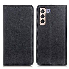 Funda de Cuero Cartera con Soporte Carcasa N01P para Samsung Galaxy S25 Plus 5G Negro