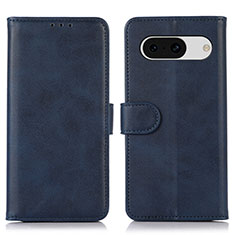 Funda de Cuero Cartera con Soporte Carcasa N02P para Google Pixel 8a 5G Azul