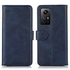 Funda de Cuero Cartera con Soporte Carcasa N02P para Xiaomi Redmi Note 12S Azul