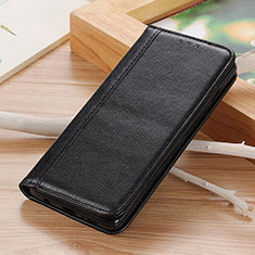 Funda de Cuero Cartera con Soporte Carcasa N03P para Huawei Honor X6a Negro