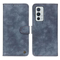 Funda de Cuero Cartera con Soporte Carcasa N03P para OnePlus 9RT 5G Azul