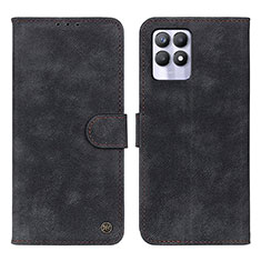 Funda de Cuero Cartera con Soporte Carcasa N03P para Realme 8i Negro