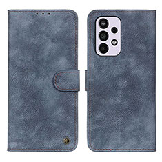 Funda de Cuero Cartera con Soporte Carcasa N03P para Samsung Galaxy A33 5G Azul