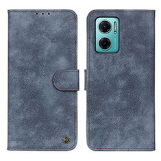 Funda de Cuero Cartera con Soporte Carcasa N03P para Xiaomi Redmi 11 Prime 5G Azul