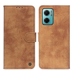 Funda de Cuero Cartera con Soporte Carcasa N03P para Xiaomi Redmi 11 Prime 5G Marron